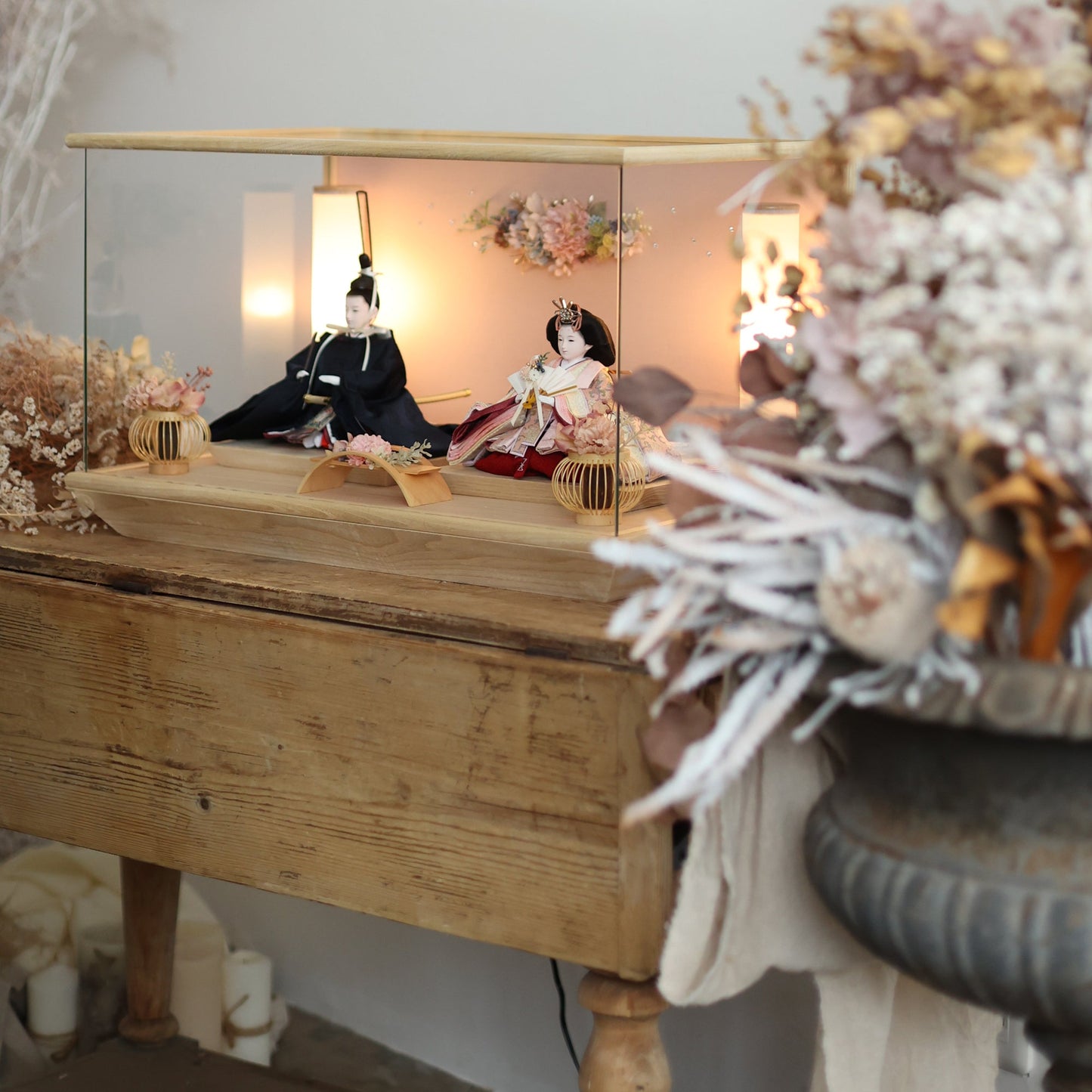 藍華 aika|26雛人形ケース飾り