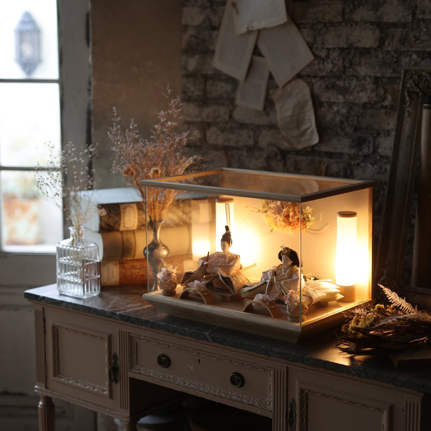 花乃 hanano|26雛人形ケース飾り