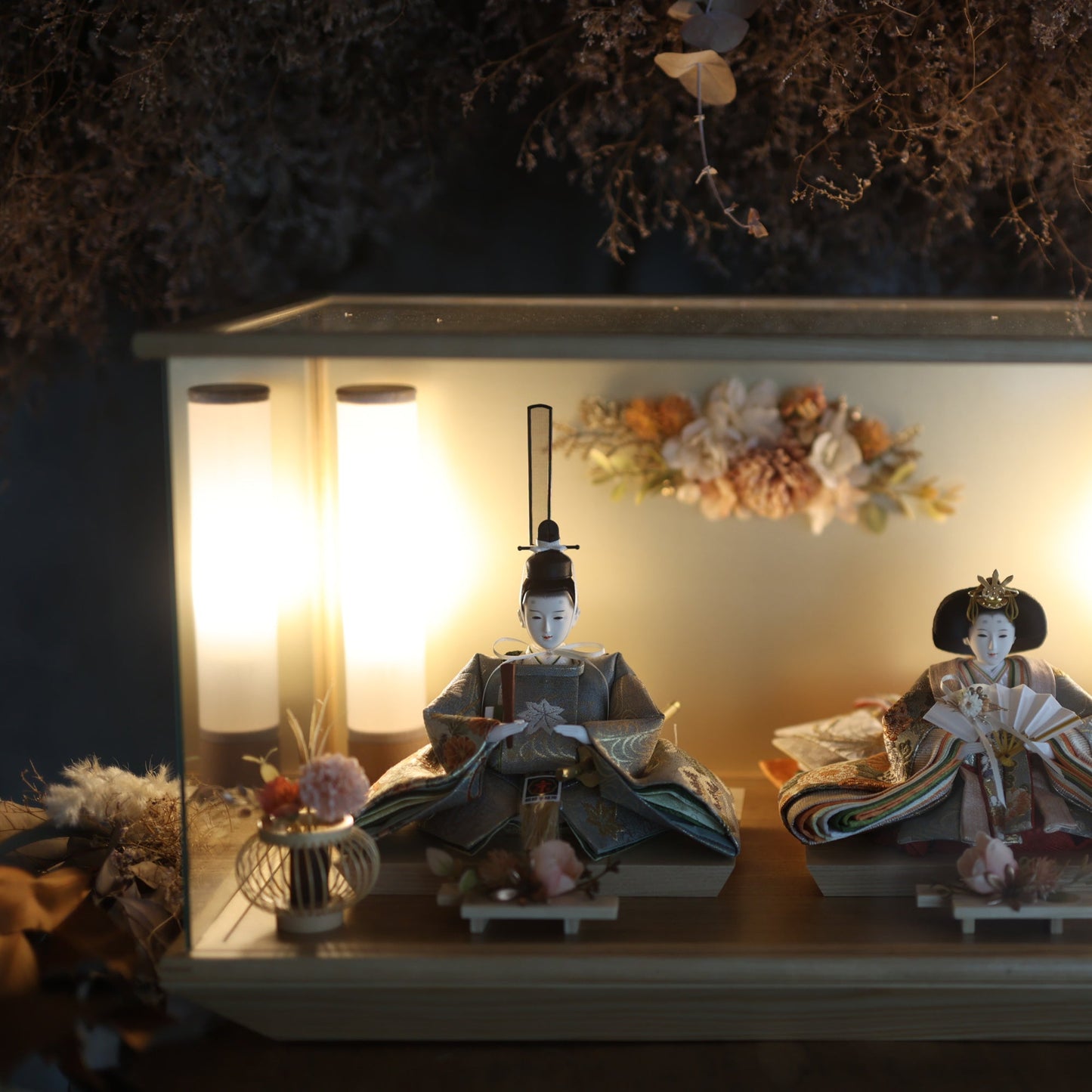 京都西陣袋帯 春音 harune|26雛人形ケース飾り