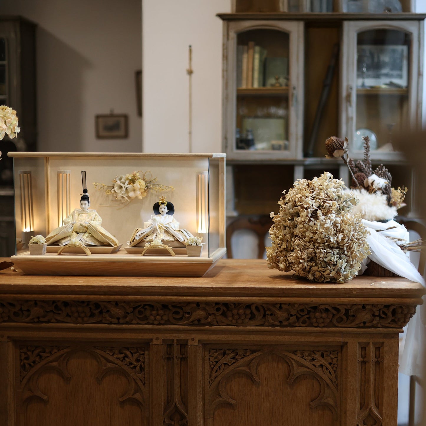 京都西陣袋帯 陽菜 hina|26雛人形ケース飾り