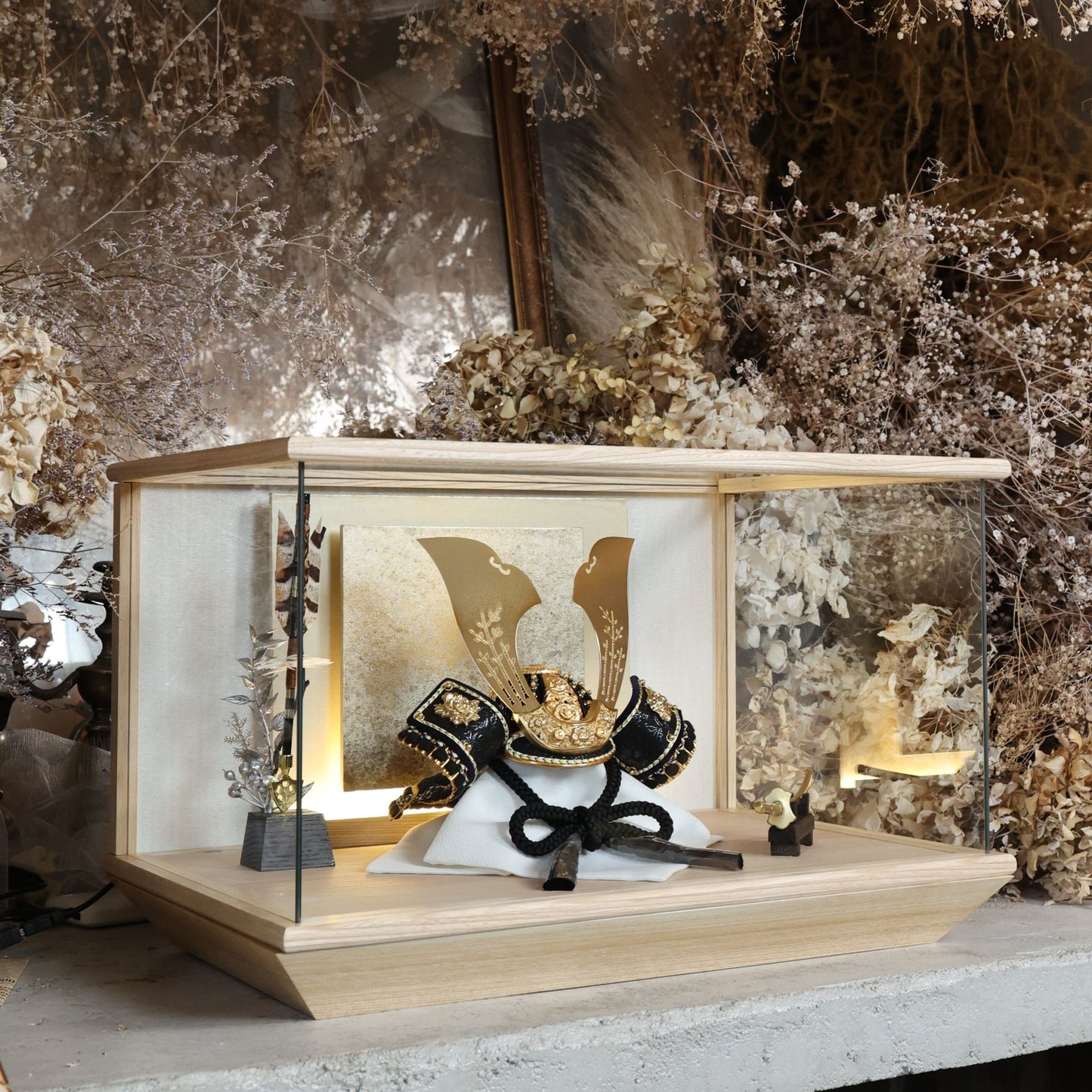 甲冑師「翠鳳」作品 烝 響 jyou | 26祈兜 ケース飾り