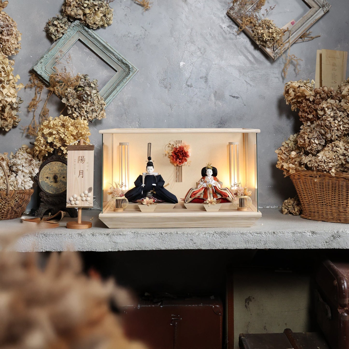 紺華 konka|26雛人形ケース飾り