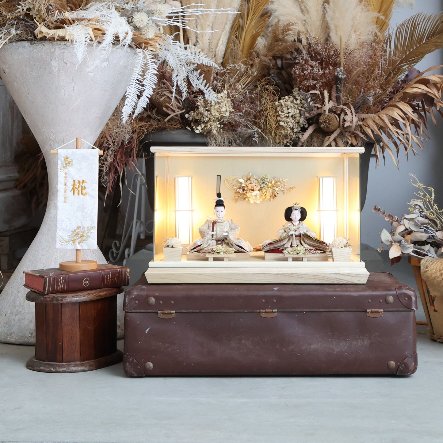 清水久遊作 円 madoka|26雛人形ケース飾り