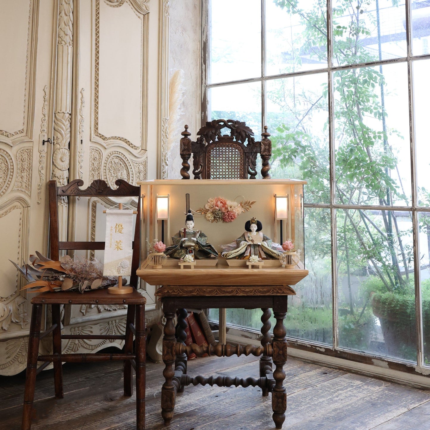 京都西陣袋帯 凛乃 rino|26雛人形ケース飾り