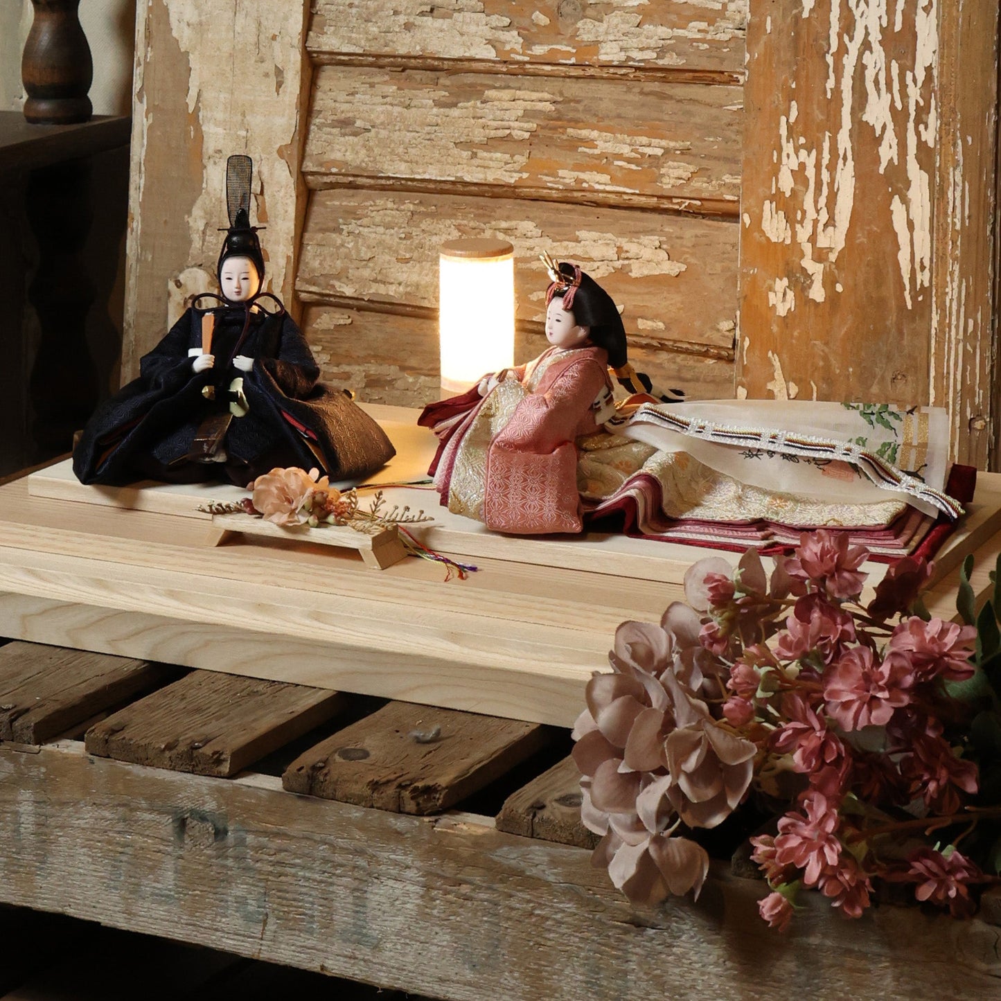 柴田家千代作 瑠花 ruka|26雛人形ケース飾り