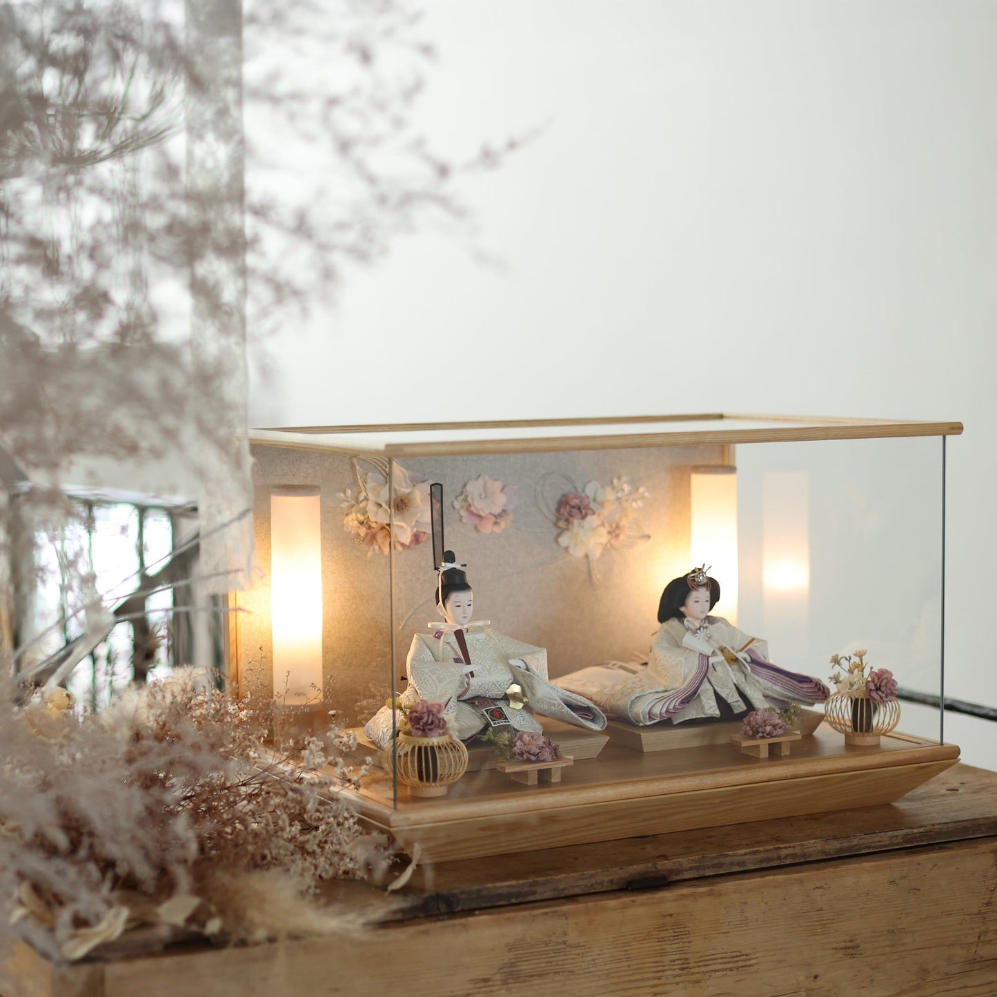 紫乃 shino|26雛人形ケース飾り
