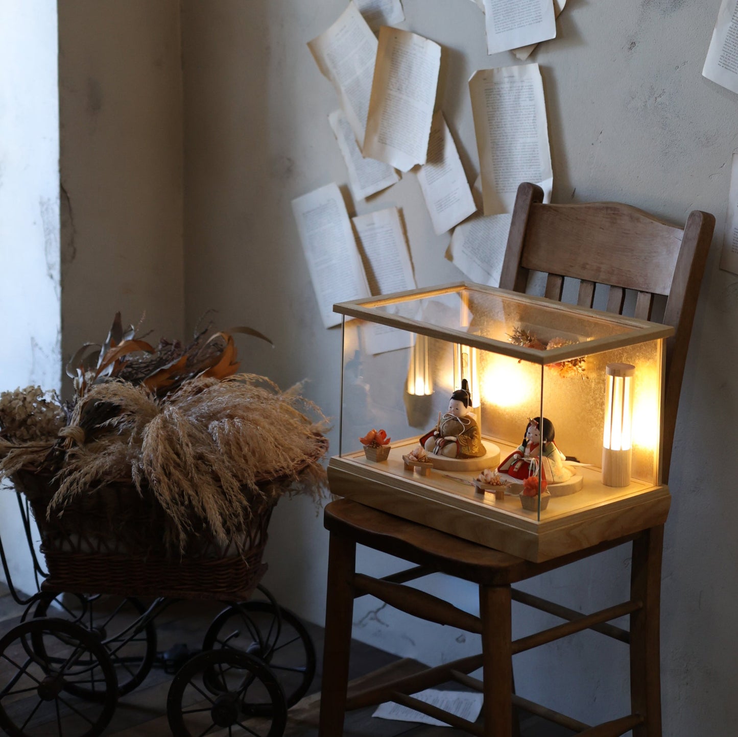 幸一光作 翠香 suika|26雛人形ケース飾り