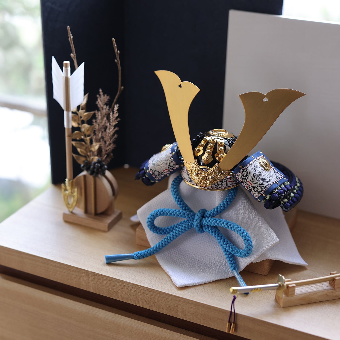 甲冑師「加藤良」作品 悠 yū | 26祈兜 収納飾り