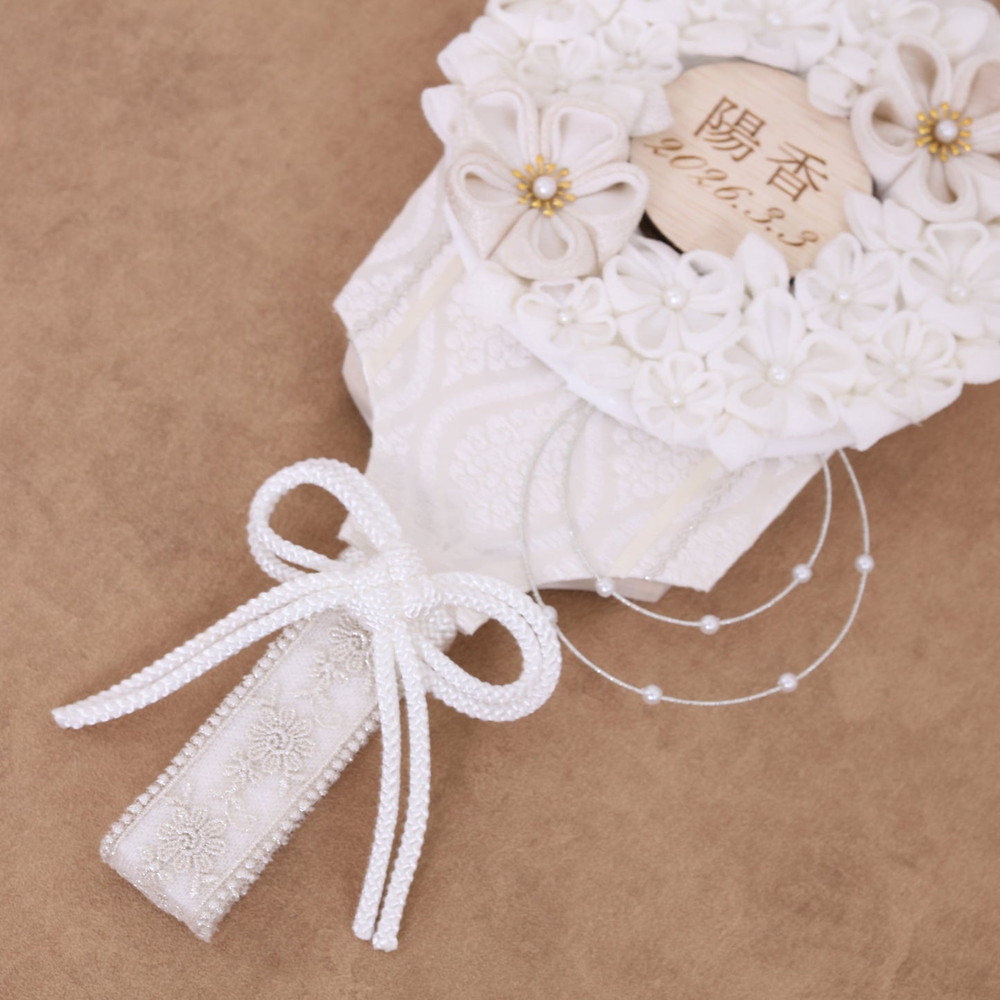 claire クララ ベビーベージュ|26正月飾り 羽子板