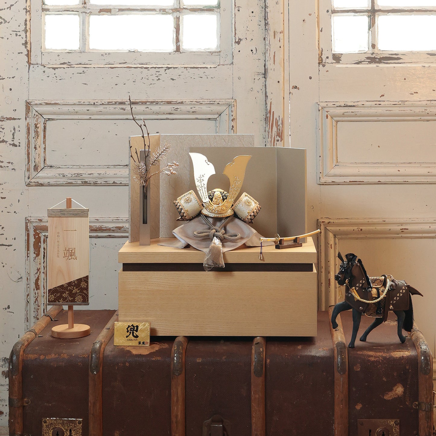 甲冑師「翠鳳」作品 悠真 yuuma | 26祈兜 収納飾り