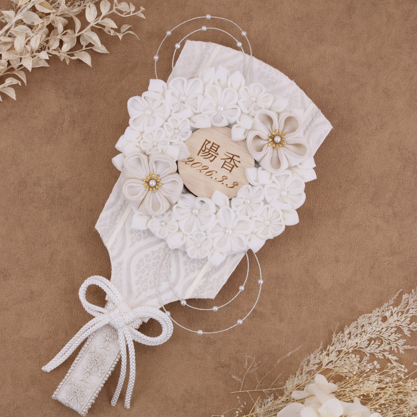 claire クララ ベビーベージュ｜26正月飾り　羽子板