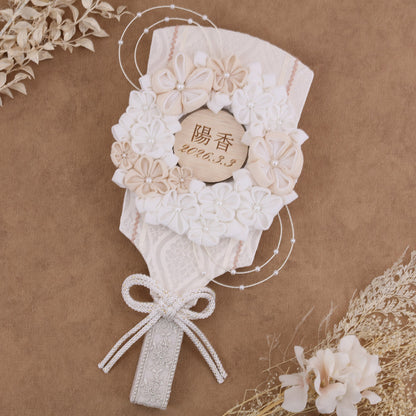 claire クララ ベビーピンク｜26正月飾り　羽子板