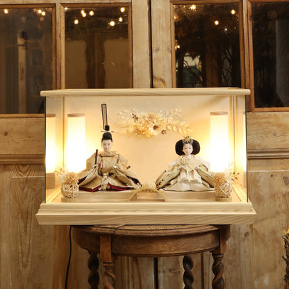 RARA　願｜26雛人形ケース飾り