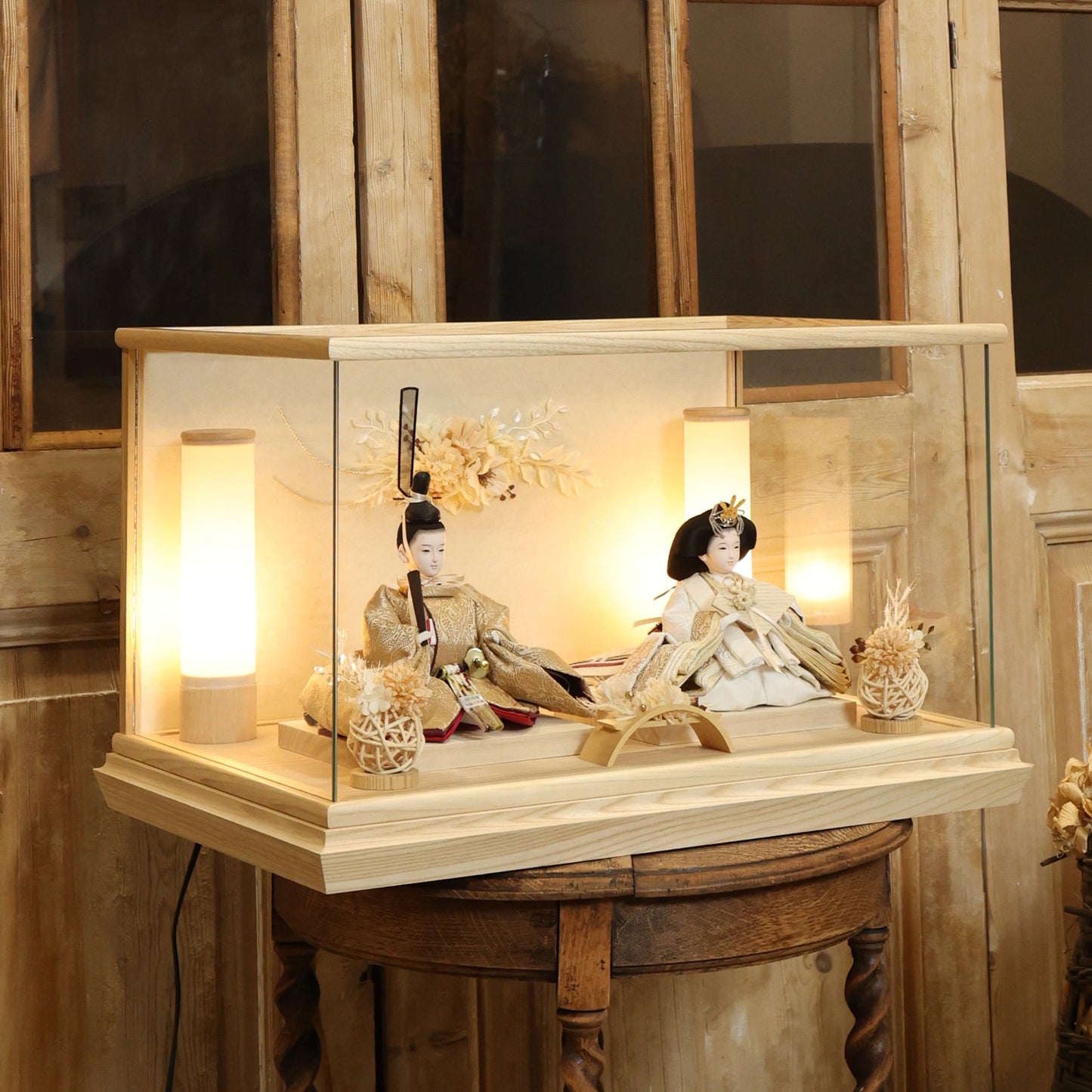 RARA　願｜26雛人形ケース飾り