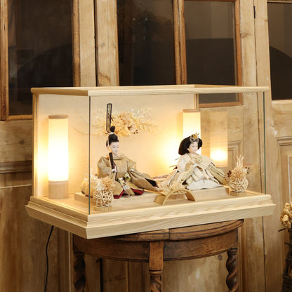 RARA　願｜26雛人形ケース飾り