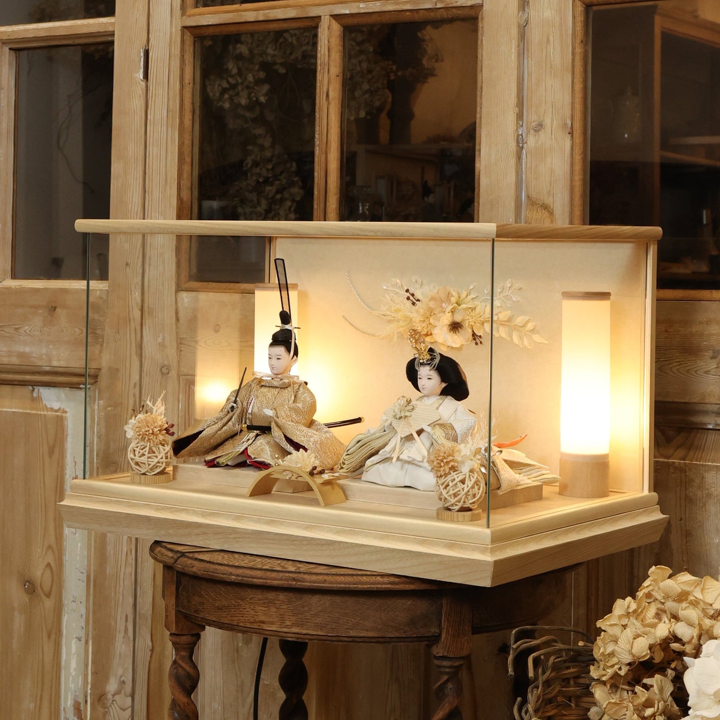 RARA　願｜26雛人形ケース飾り