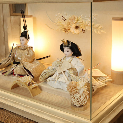 RARA　願｜26雛人形ケース飾り
