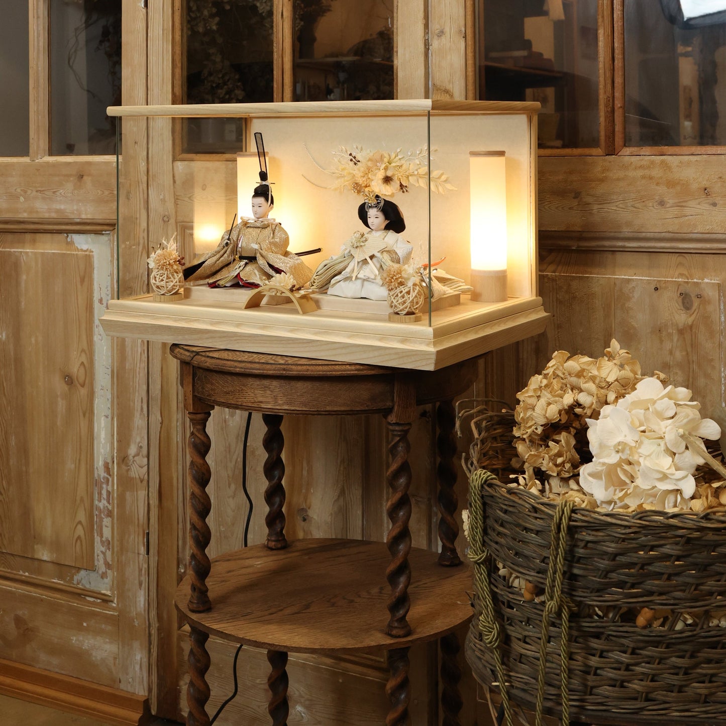 RARA　願｜26雛人形ケース飾り