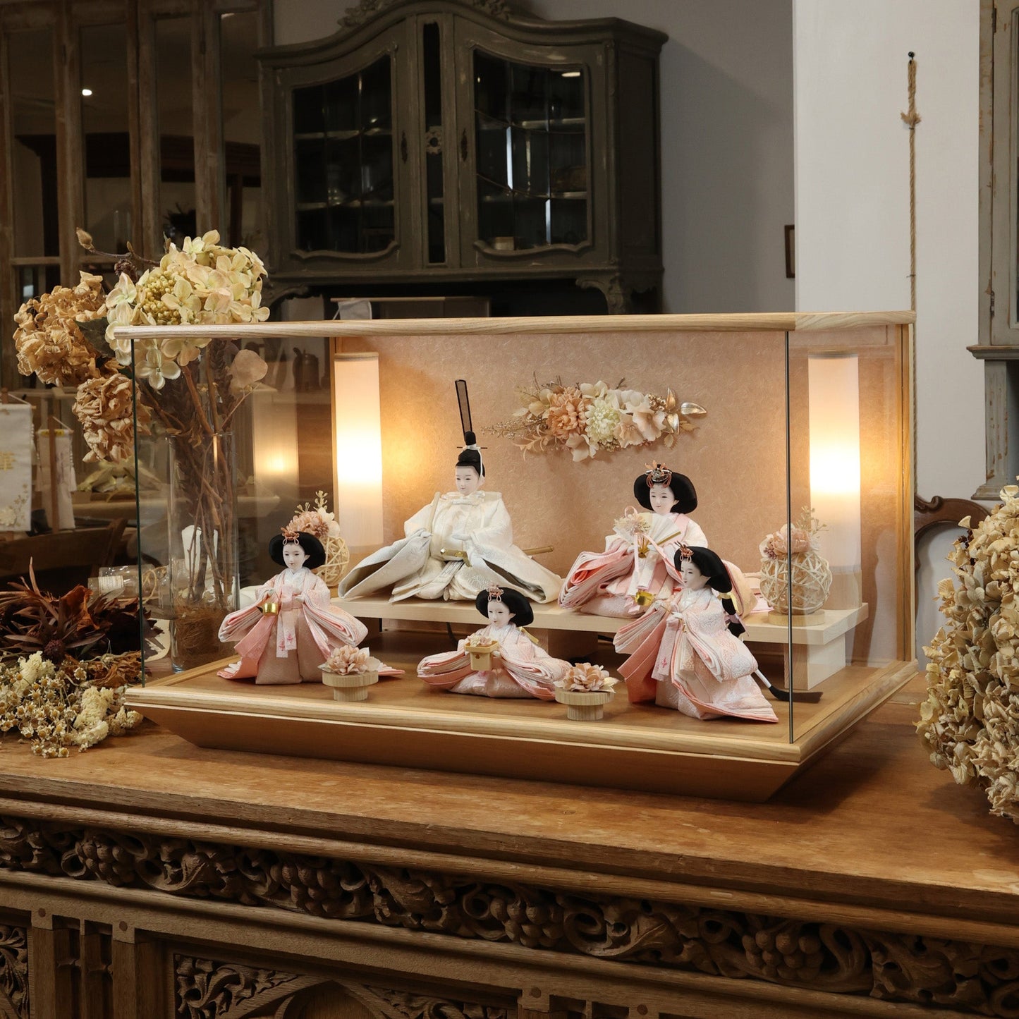 Sweet ｜26雛人形ケース飾り