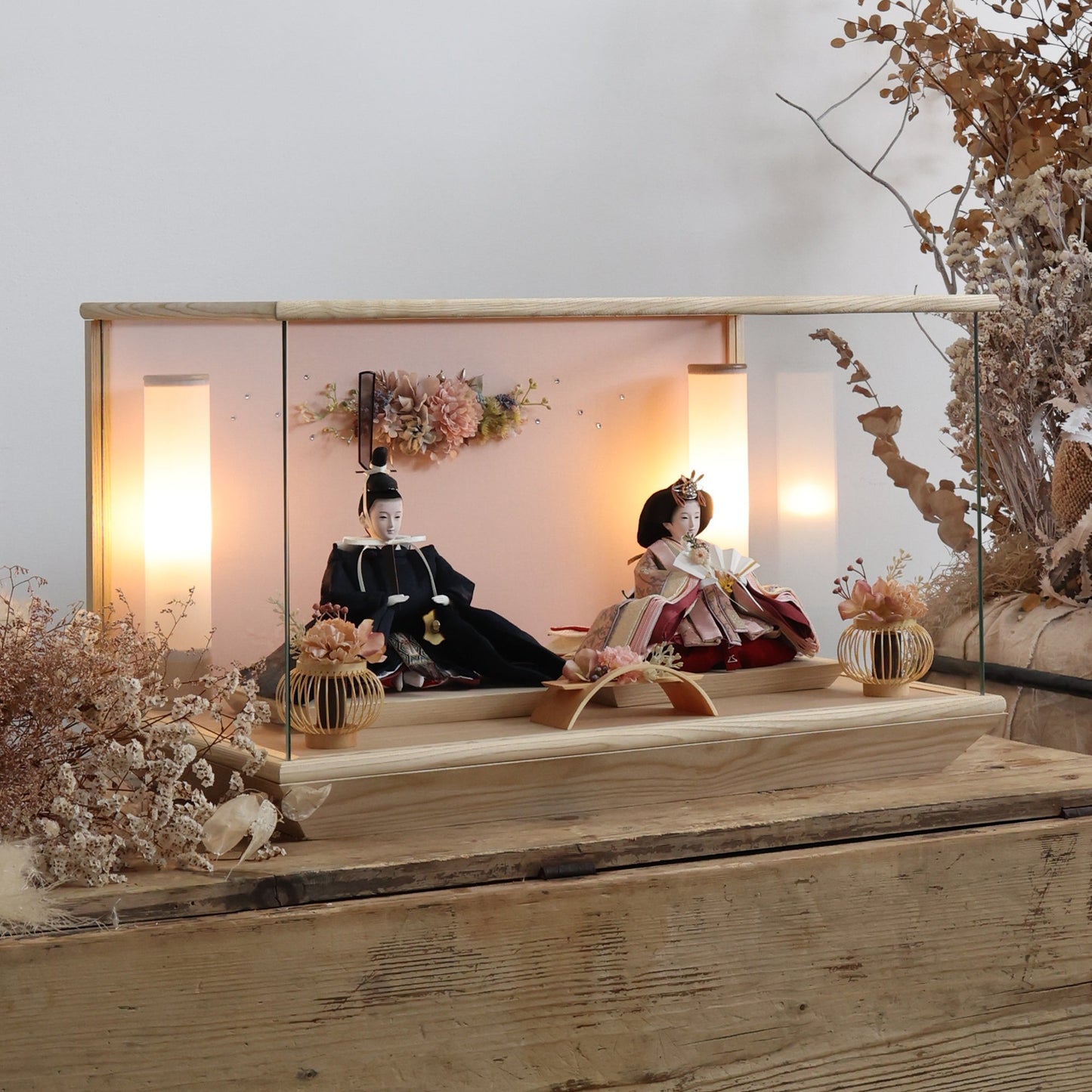 藍華　aika｜26雛人形ケース飾り