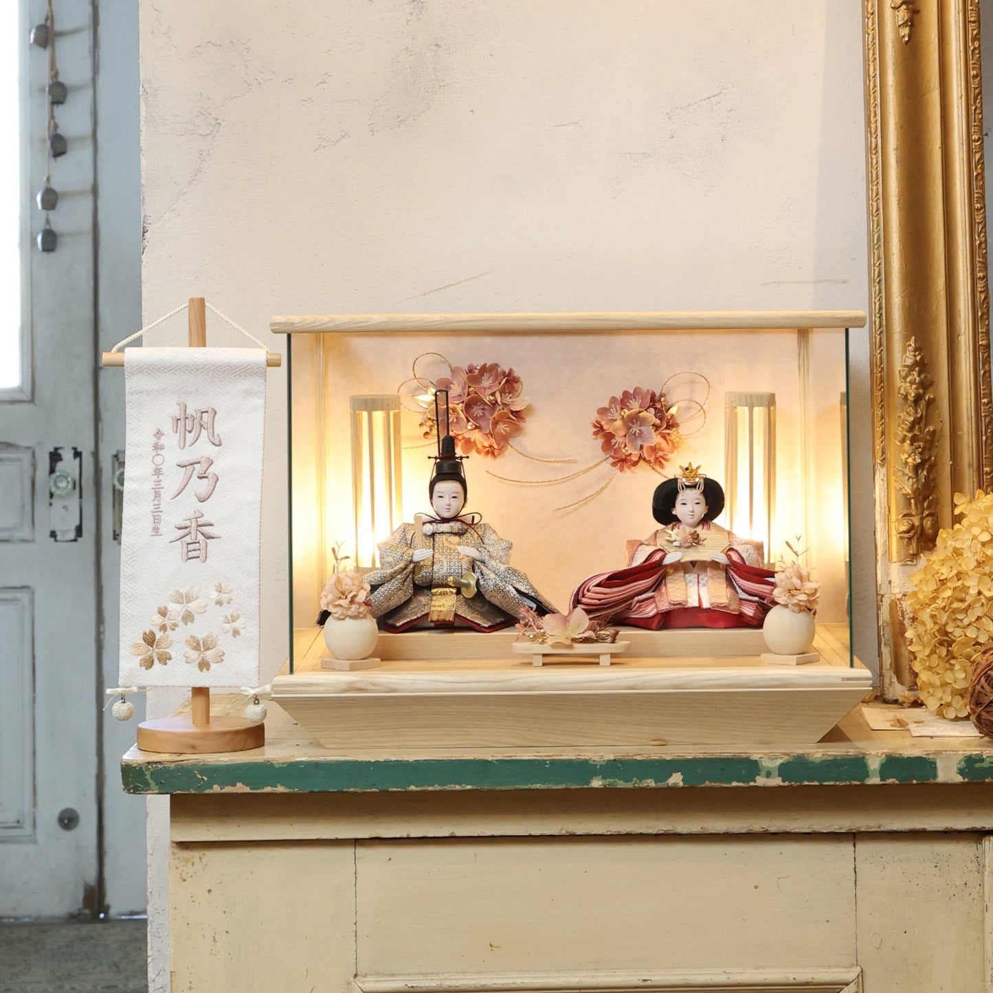 朱音　akane｜26雛人形ケース飾り