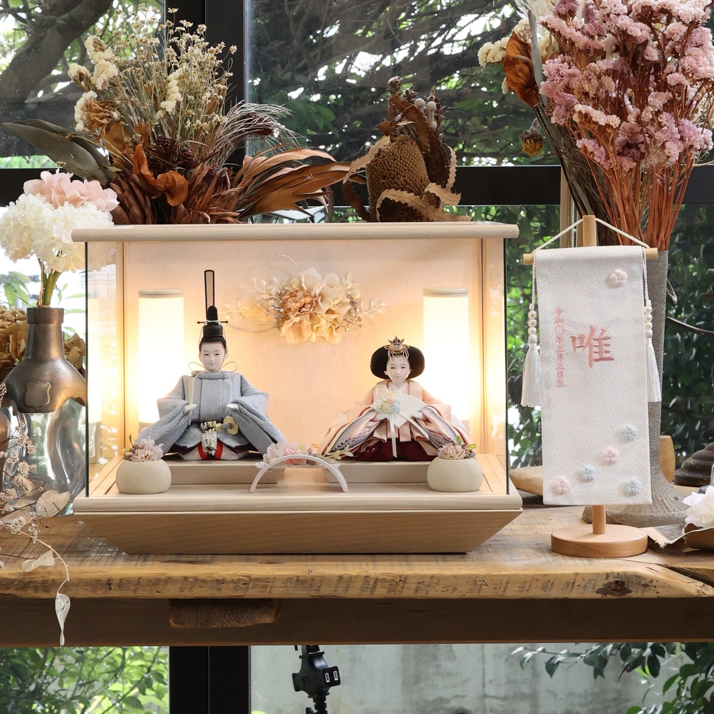 あおい　aoi｜26雛人形ケース飾り