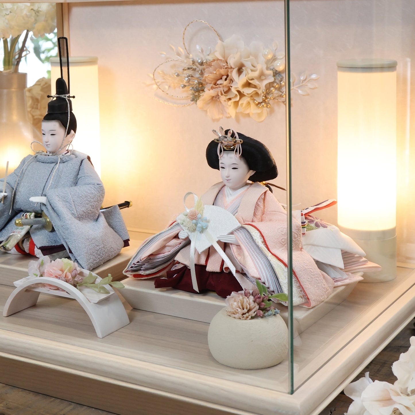 あおい　aoi｜26雛人形ケース飾り