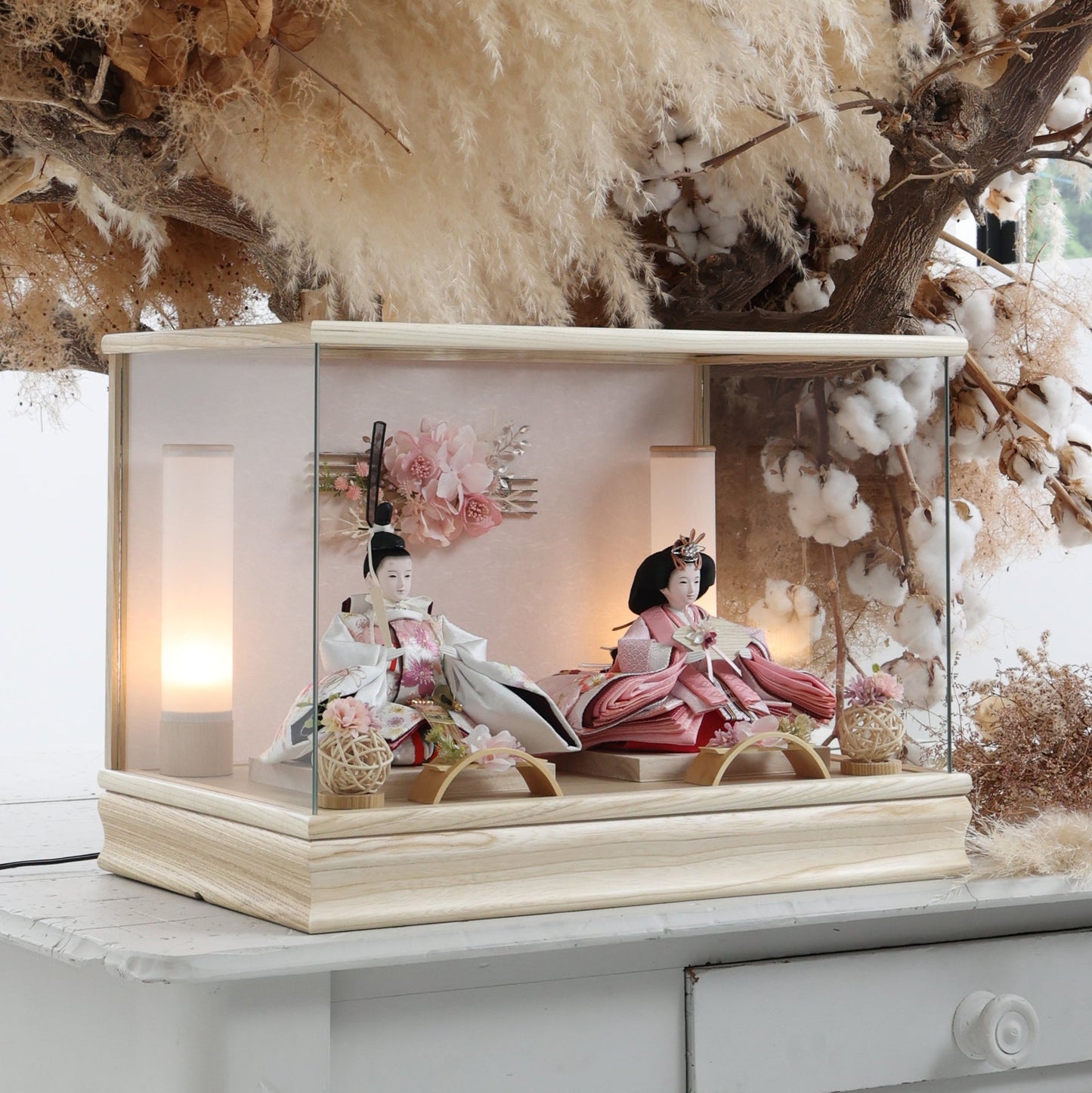 彩　aya｜26雛人形ケース飾り