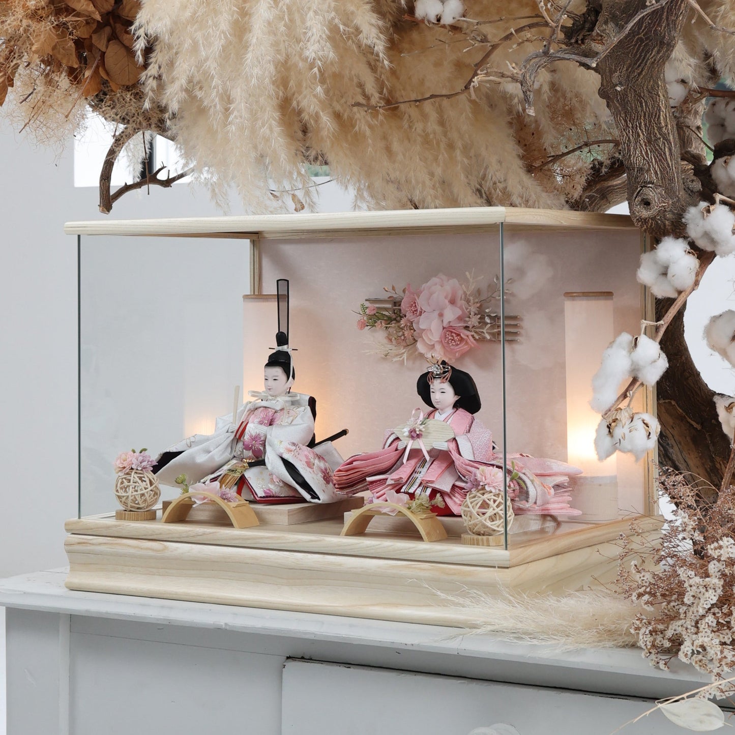彩　aya｜26雛人形ケース飾り