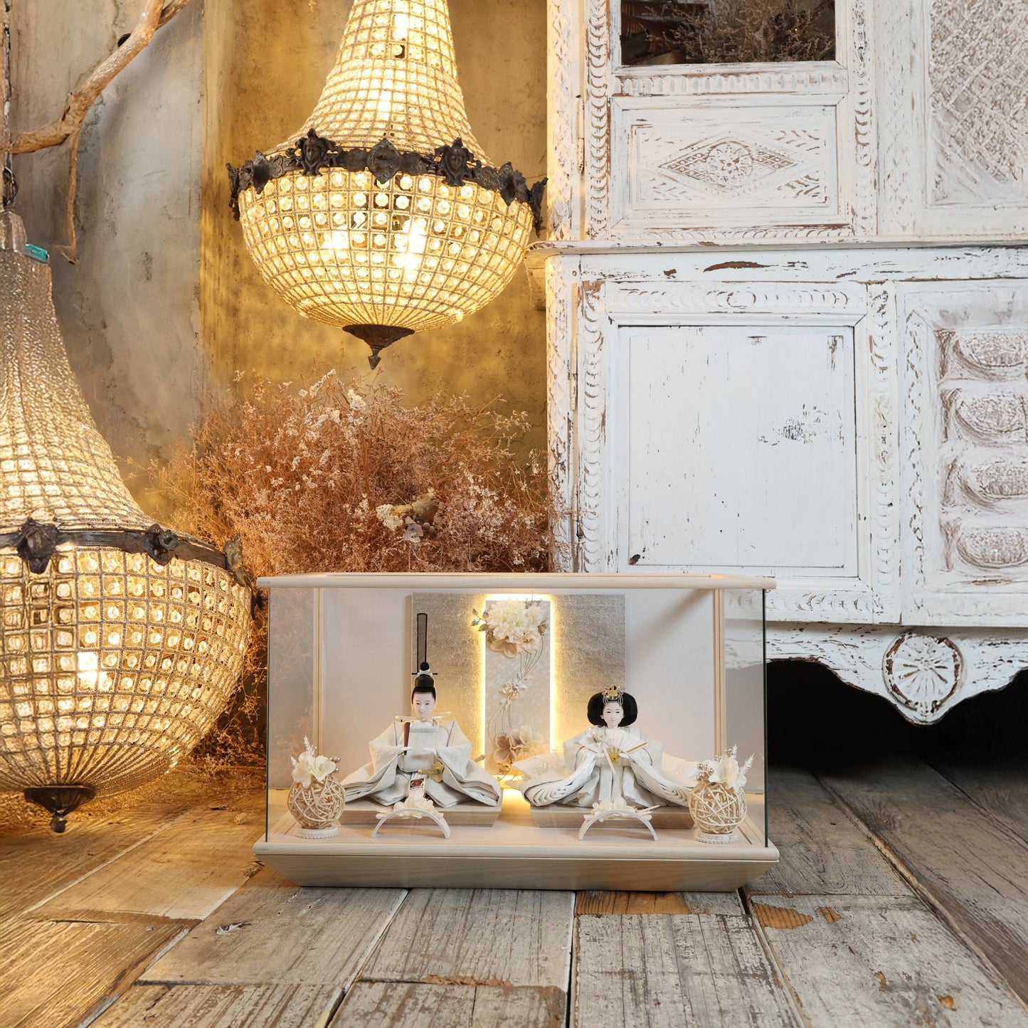 京都西陣袋帯　彩羽　ayaha｜26雛人形ケース飾り