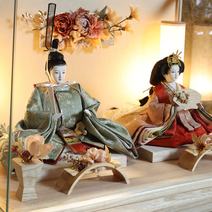 彩芽　ayame｜26雛人形ケース飾り