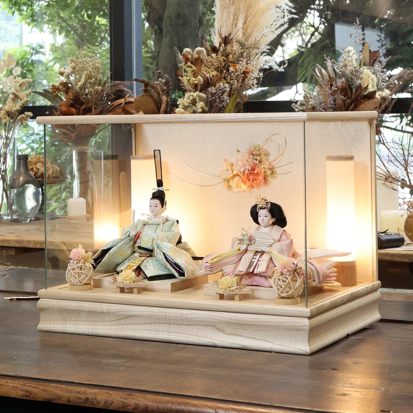 彩咲　ayasa｜26雛人形ケース飾り