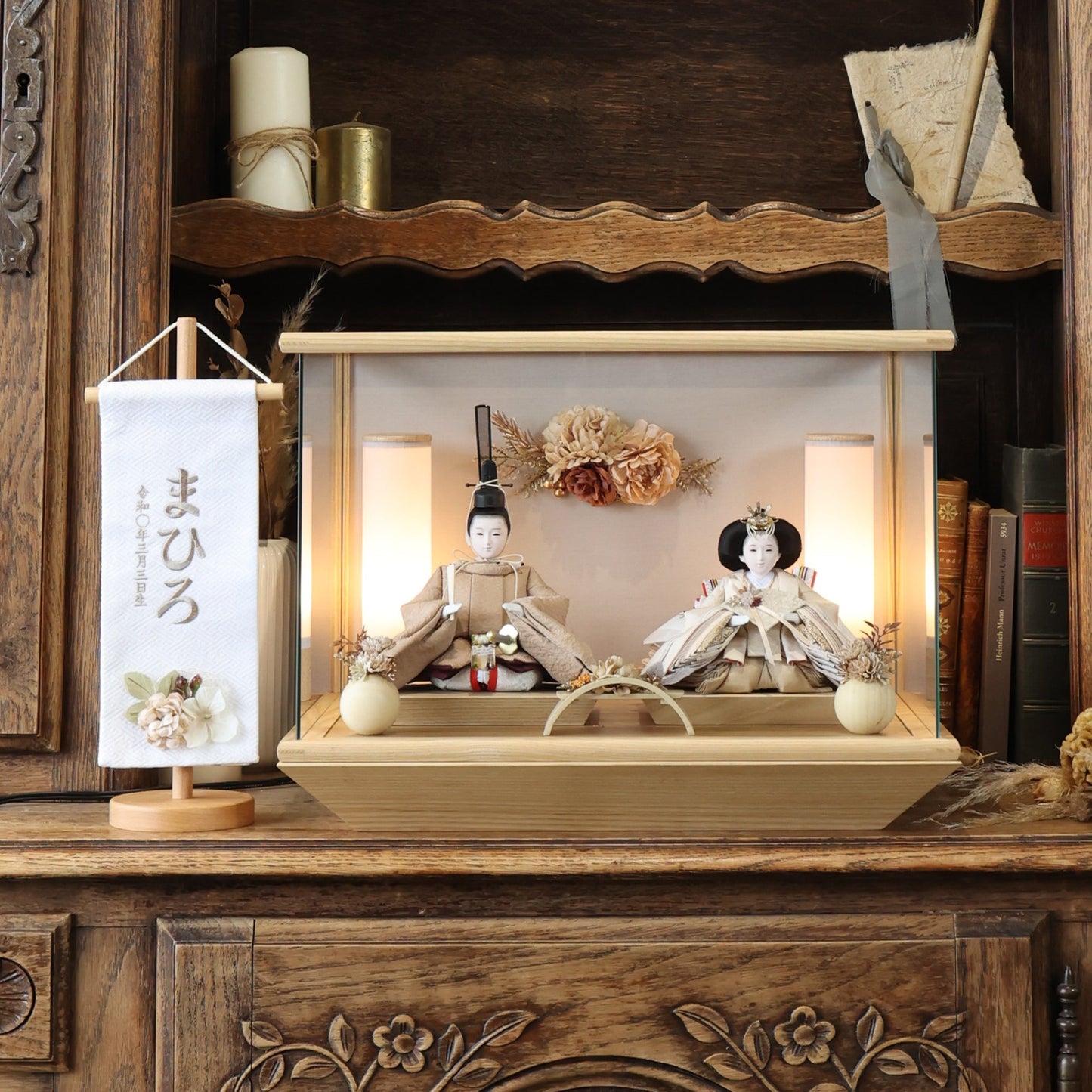 ここあ　cocoa｜26雛人形ケース飾り