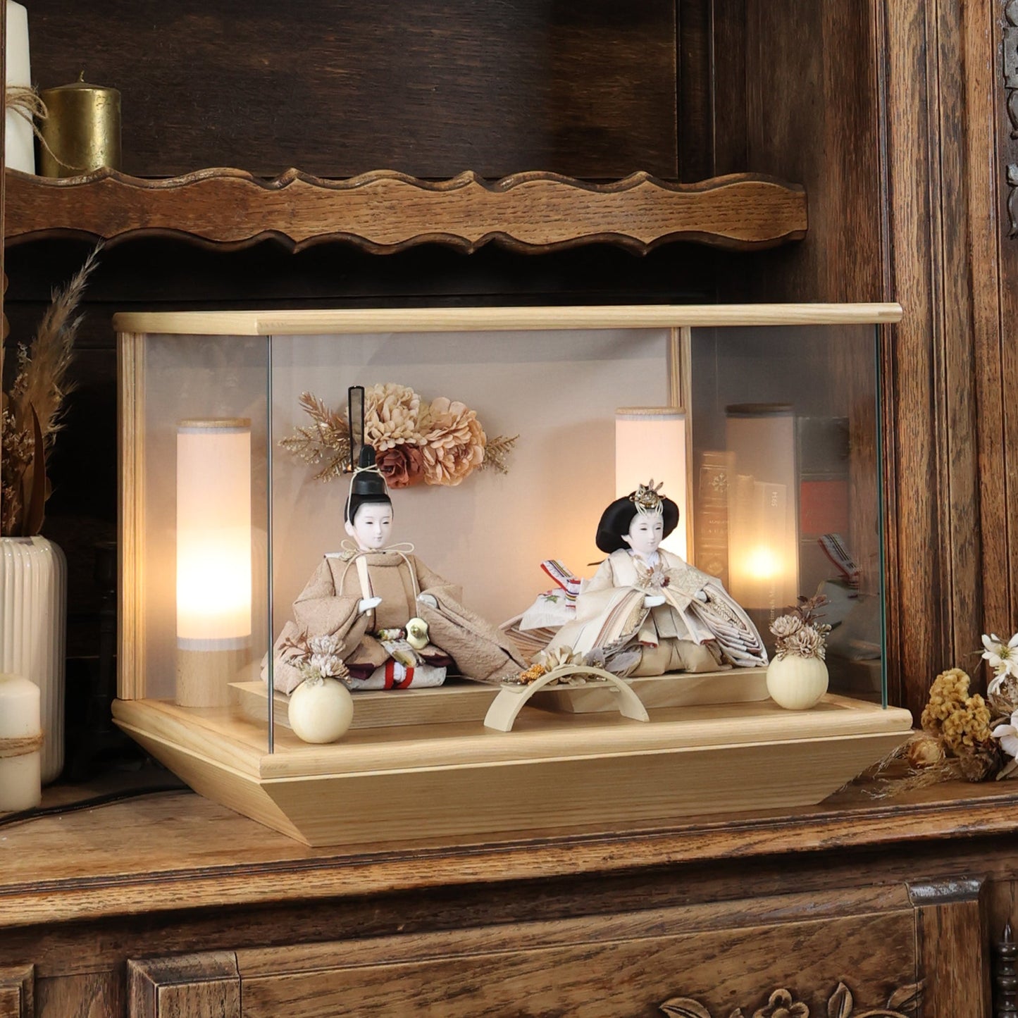 ここあ　cocoa｜26雛人形ケース飾り