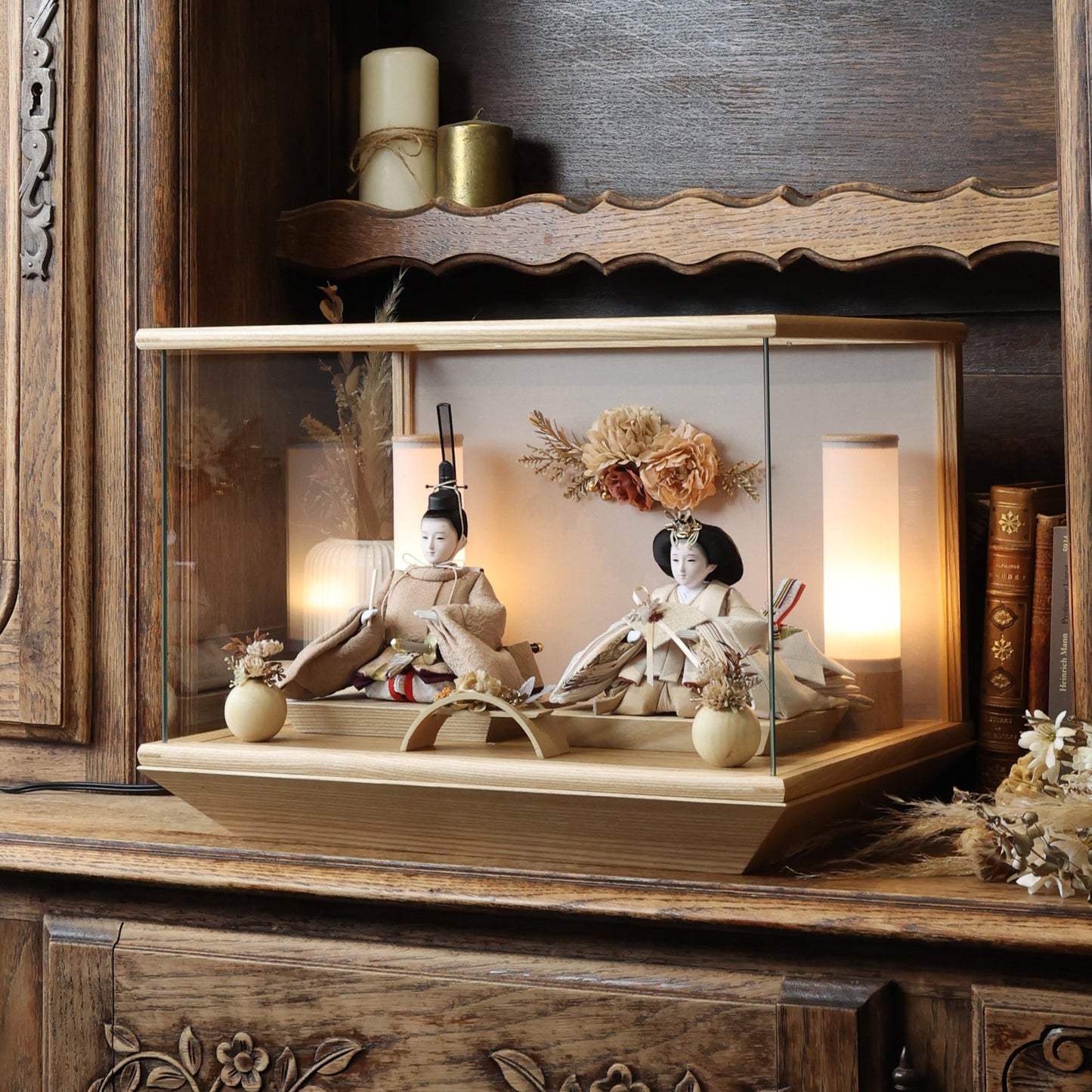 ここあ　cocoa｜26雛人形ケース飾り