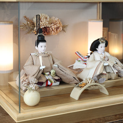 ここあ　cocoa｜26雛人形ケース飾り