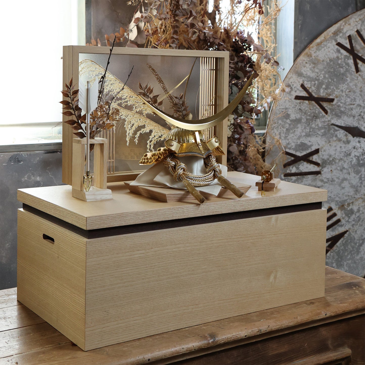 甲冑師「翠鳳」作品  大地 daichi | 26祈兜 収納飾り