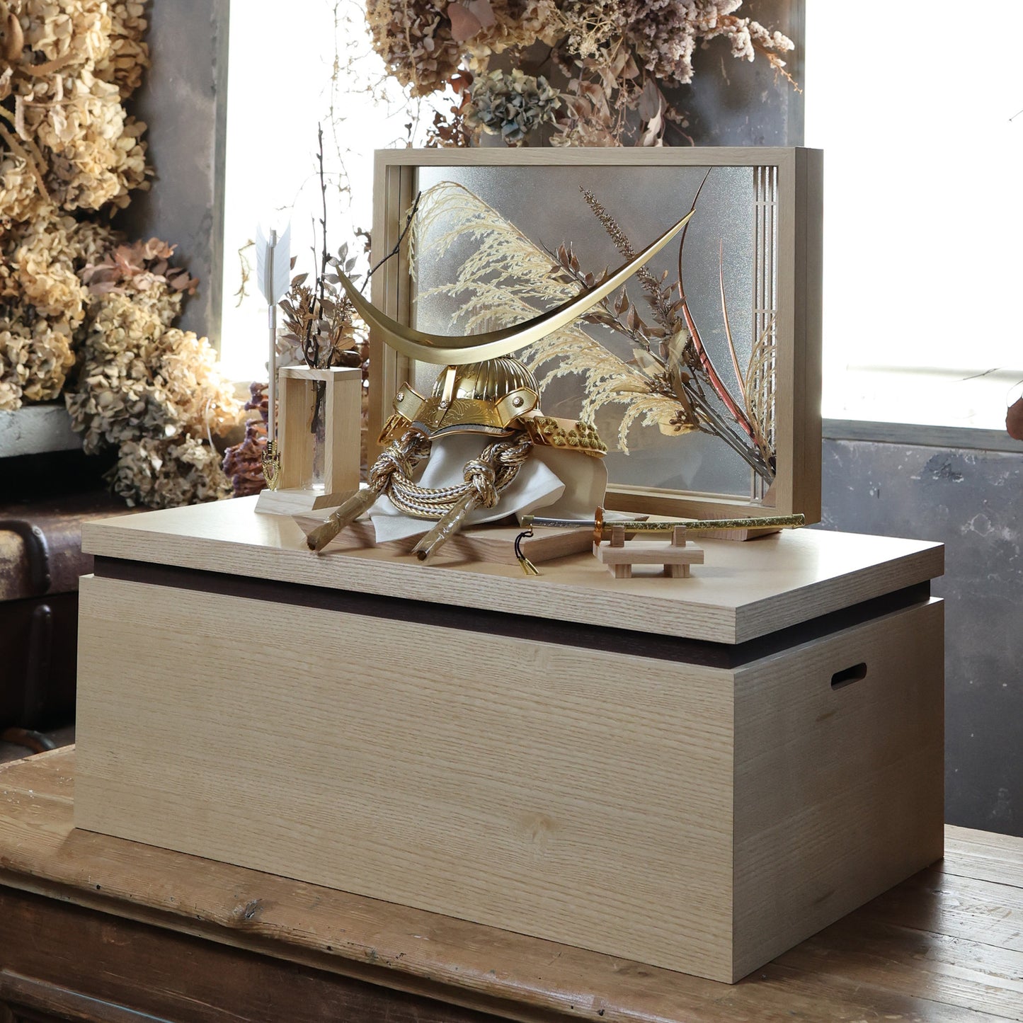 甲冑師「翠鳳」作品  大地 daichi | 26祈兜 収納飾り