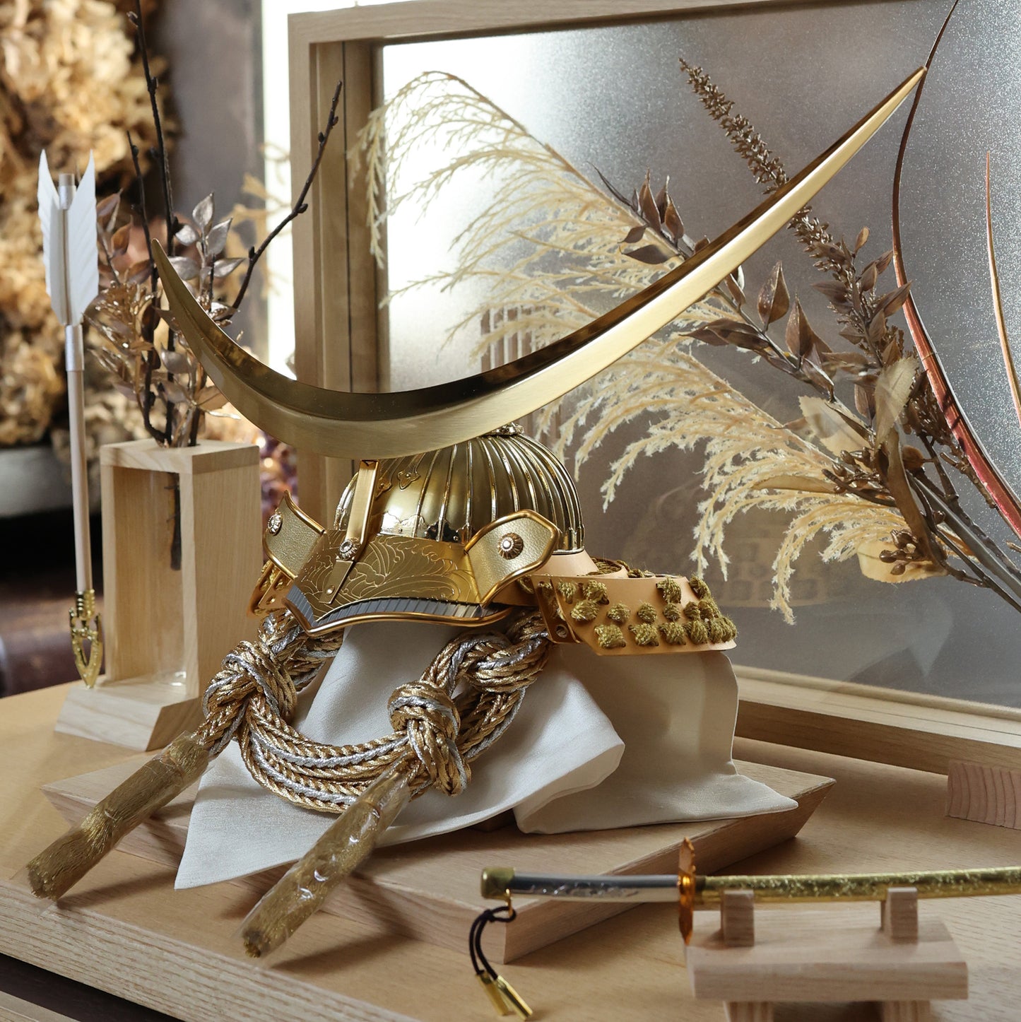 甲冑師「翠鳳」作品  大地 daichi | 26祈兜 収納飾り