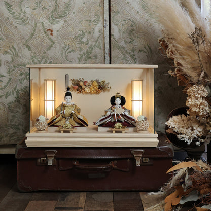 絵麻　ema｜26雛人形ケース飾り