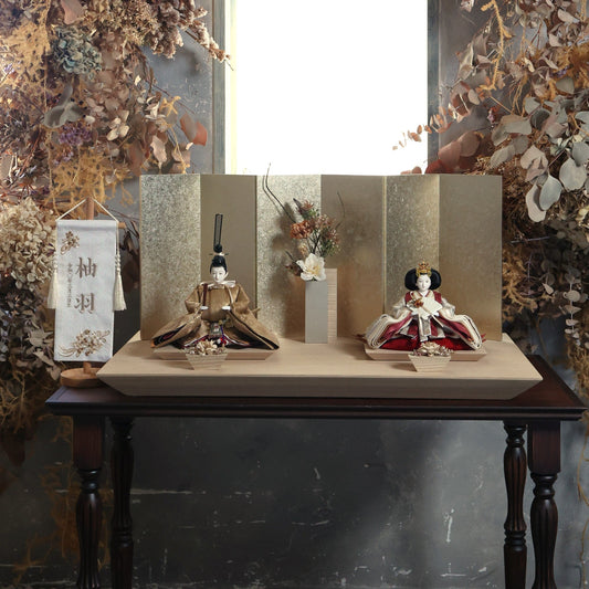 福（亀甲×唐花）　fuku｜26雛人形出し飾り