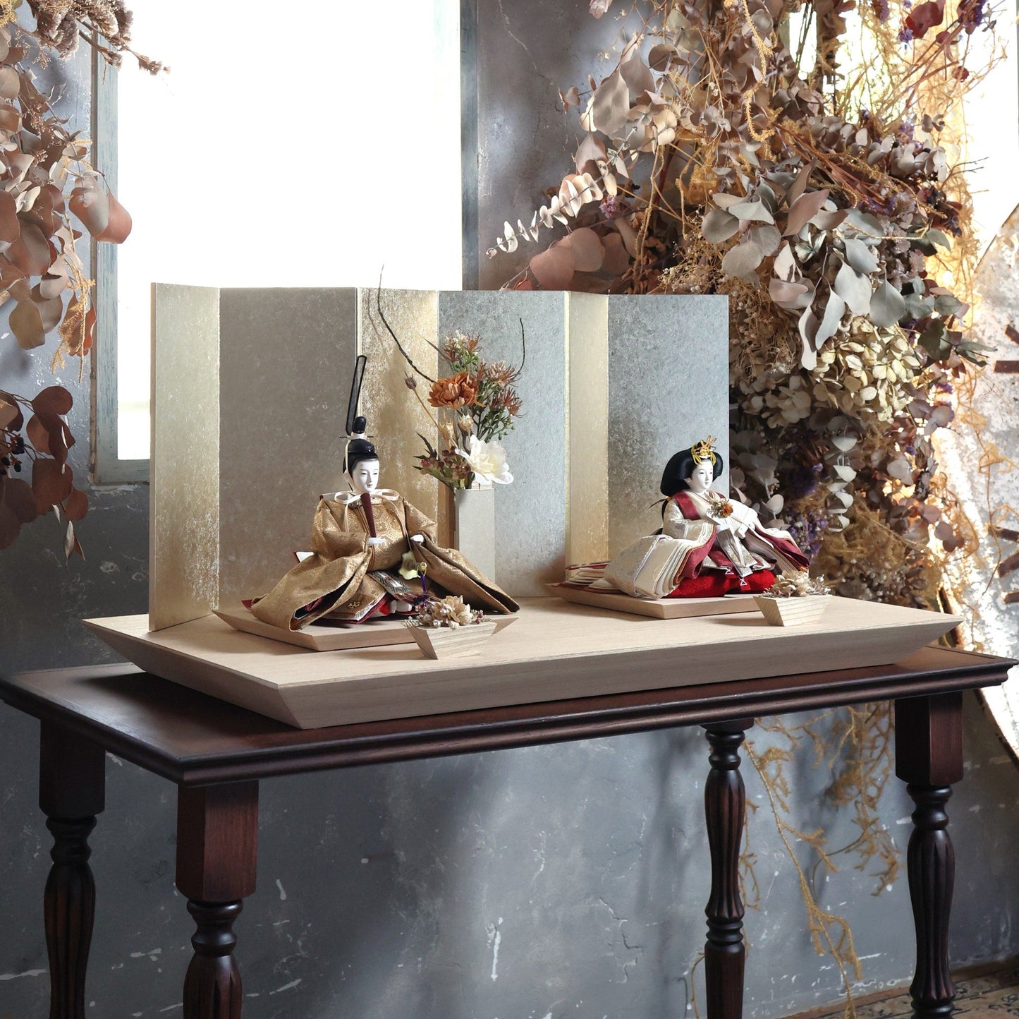 福（亀甲×唐花）　fuku｜26雛人形出し飾り