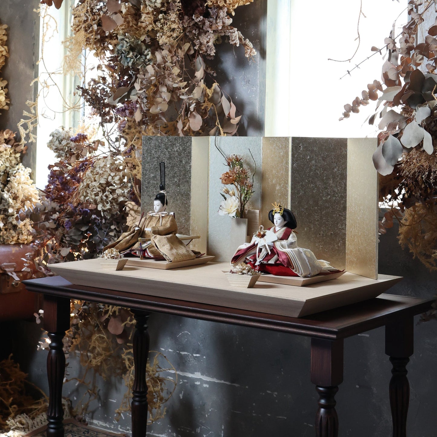 福（亀甲×唐花）　fuku｜26雛人形出し飾り