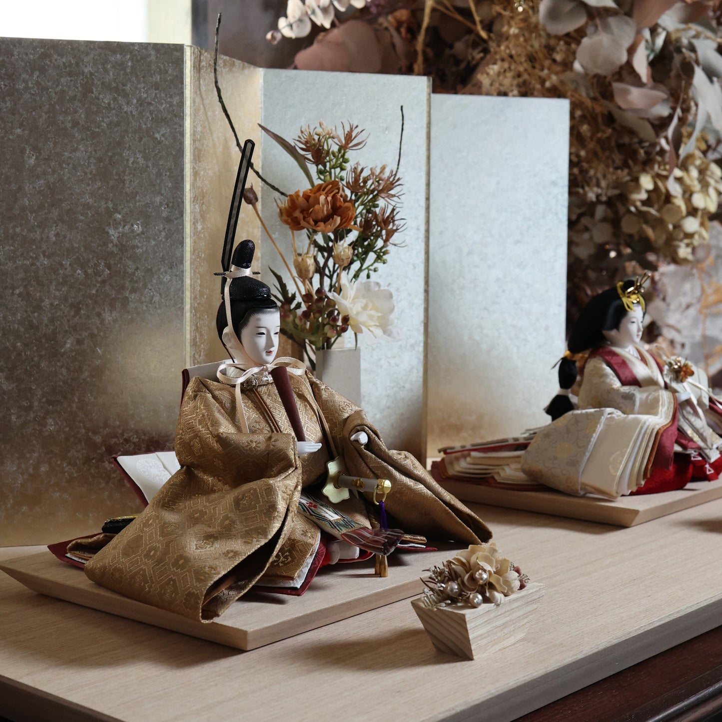 福（亀甲×唐花）　fuku｜26雛人形出し飾り