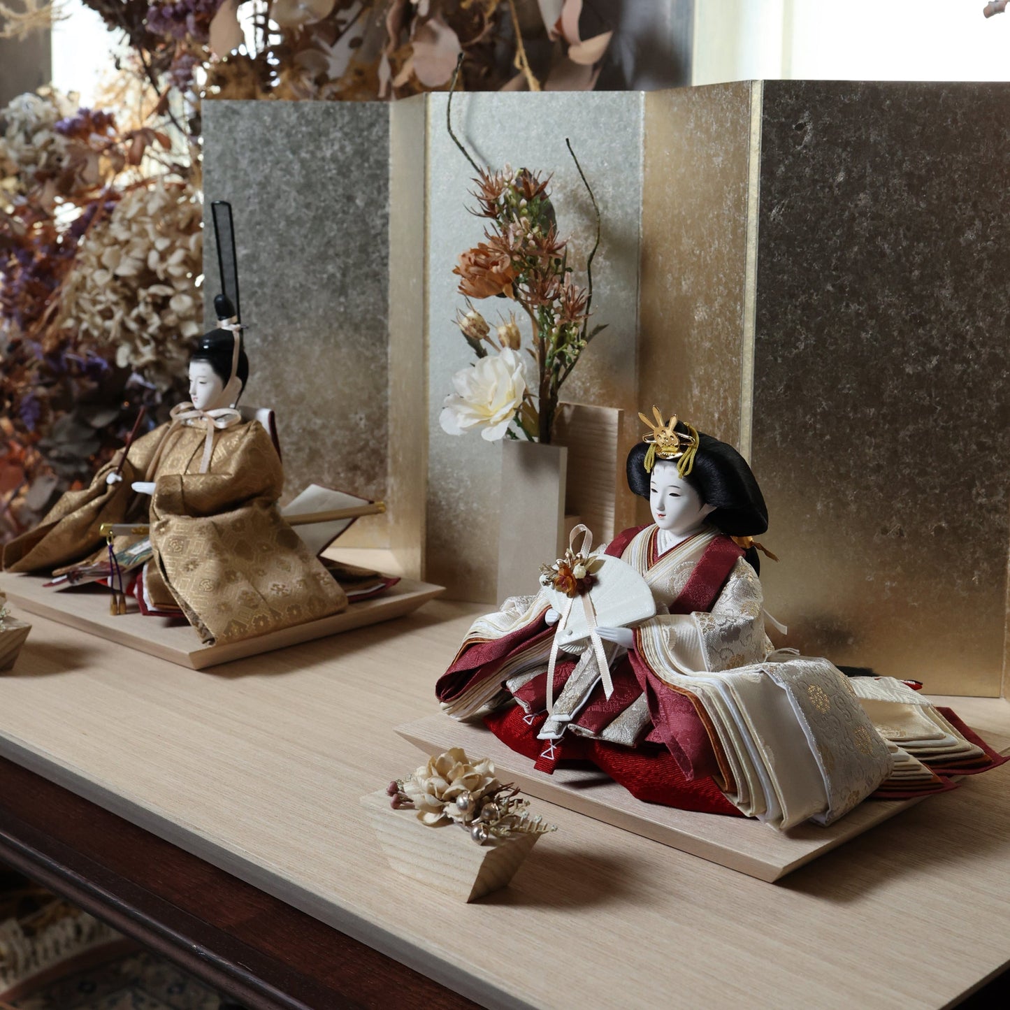 福（亀甲×唐花）　fuku｜26雛人形出し飾り