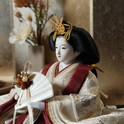 福（亀甲×唐花）　fuku｜26雛人形出し飾り