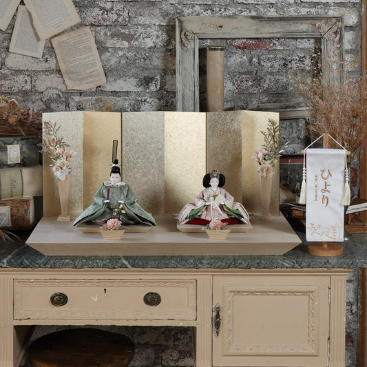 福（ウグイス×桜）　fuku｜26雛人形出し飾り