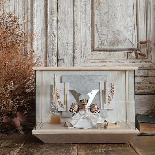 甲冑師「加藤良」作品　伯 haku | 26祈兜 ケース飾り