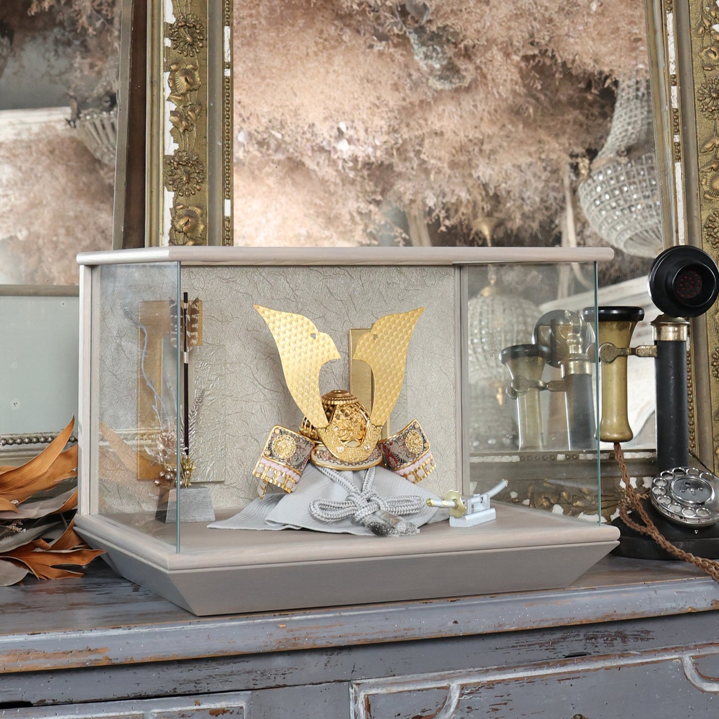 甲冑師「雄山」オリジナル　華 hana | 26祈兜 ケース飾り