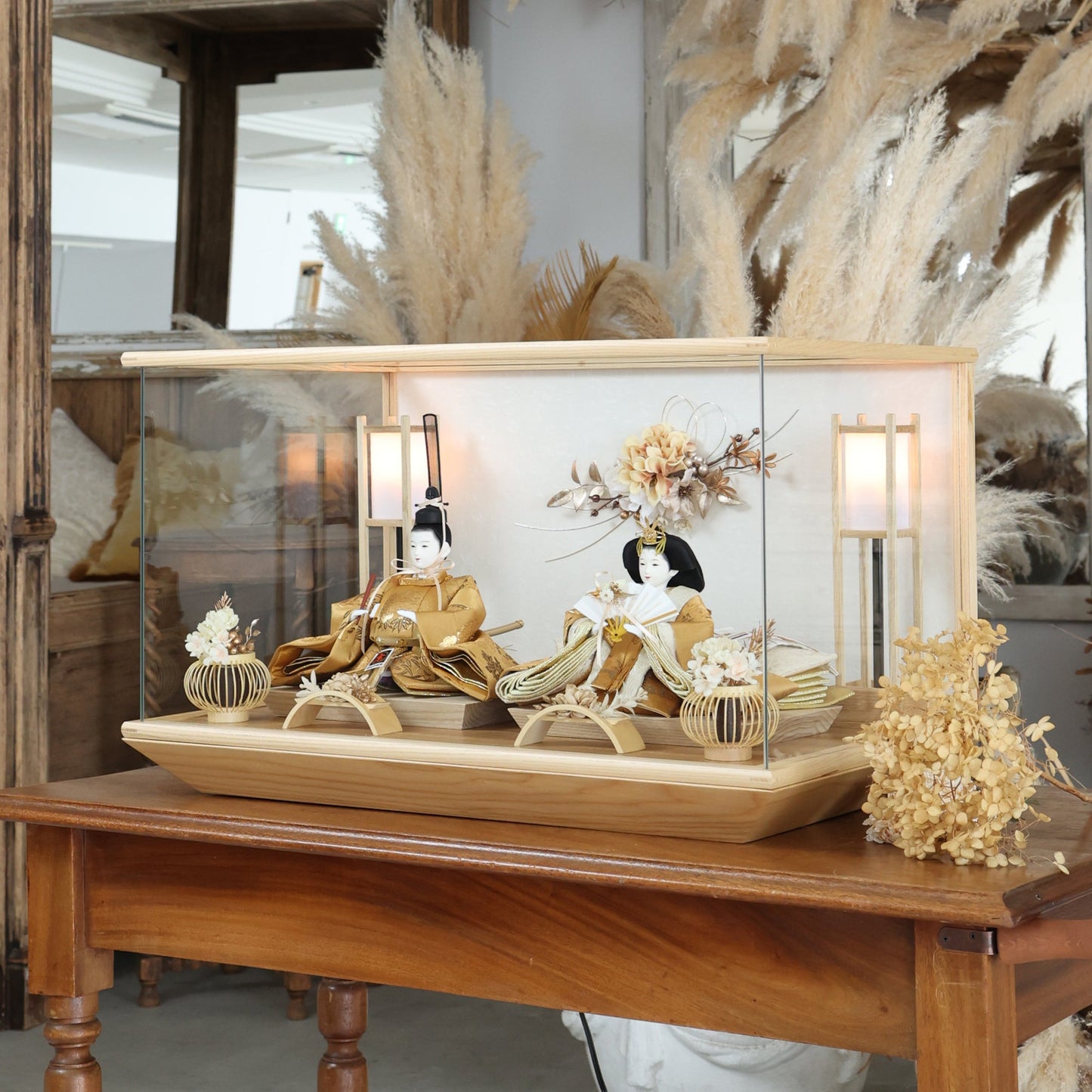 花陽　hanahi｜26雛人形ケース飾り